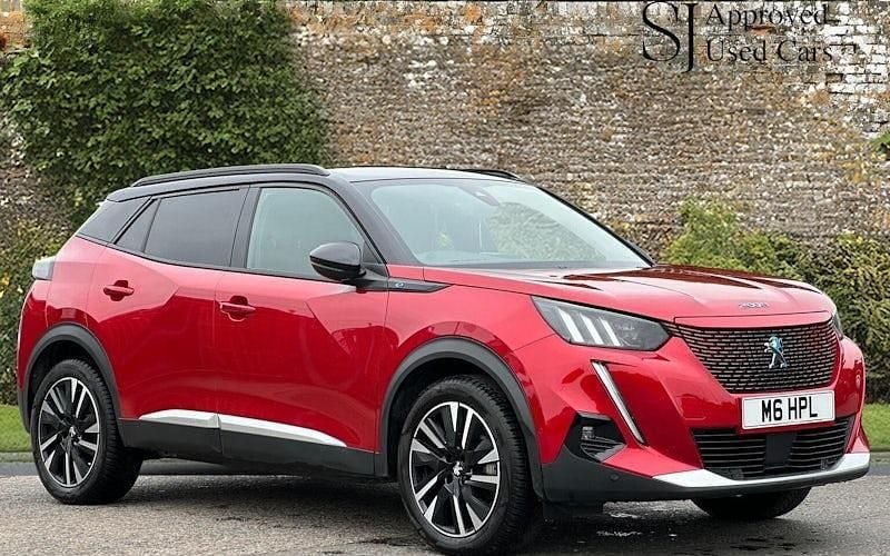 Red Used 2020 Peugeot e-2008 GT-line SUV | £11,990 (Fair price) - Image 1/4