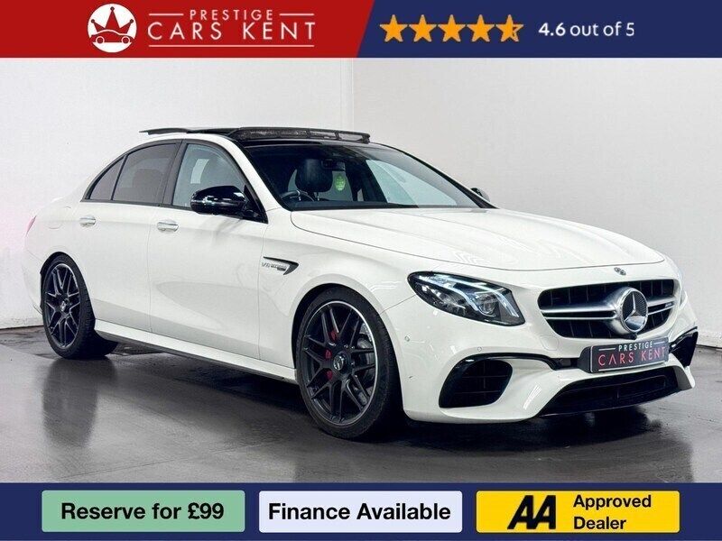 White Used 2020 Mercedes E63 AMG AMG Sedan | £47,500 - Image 1/4