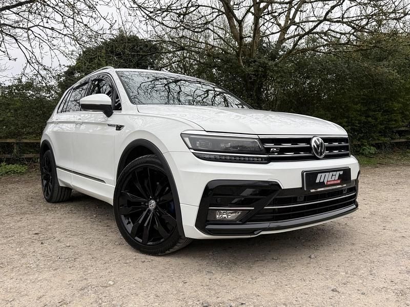 Used VW Tiguan R-line 150 HP (110 kW) 2018 White SUV