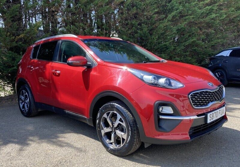 Red Used 2021 Kia Sportage 2 SUV | £15,490 (Super price) - Image 1/4