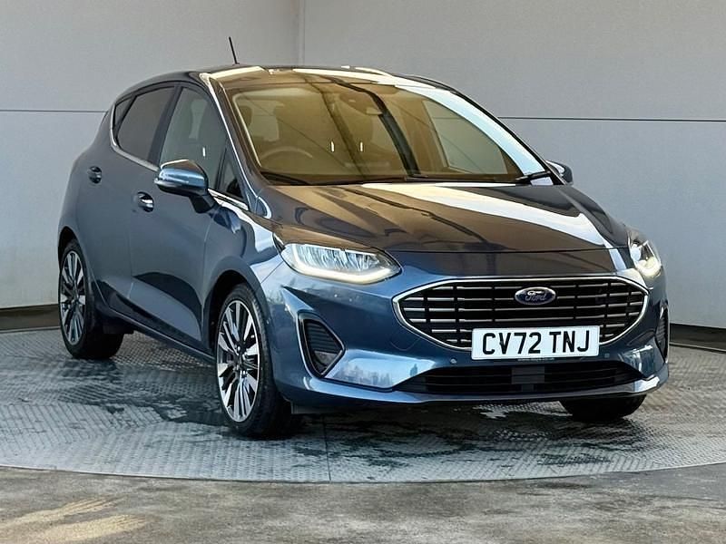 Used Ford Fiesta Titanium 2022 Blue Hatchback