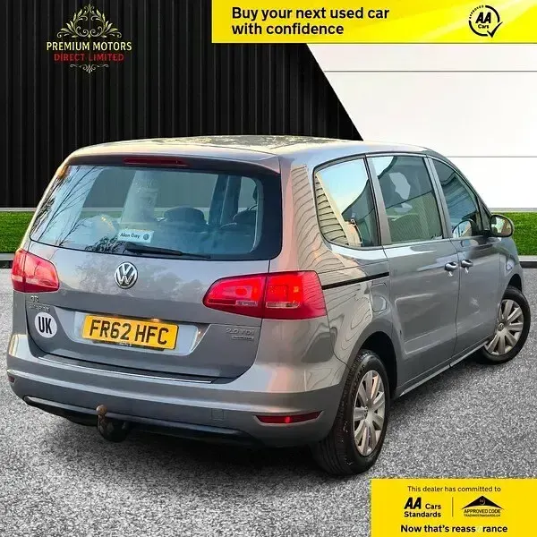 Used VW Sharan S 140 HP (102 kW) 2013 Grey MPV