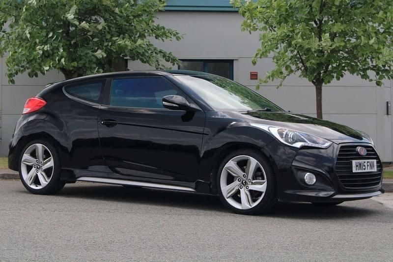 Black Used 2015 Hyundai Veloster Turbo Hatchback | £7,995 (Fair price) - Image 1/4