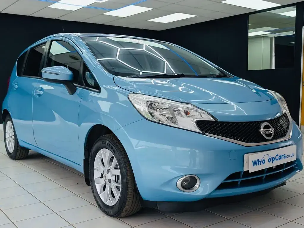Used Nissan Note Acenta Premium 80 HP (58 kW) 2017 Blue Hatchback