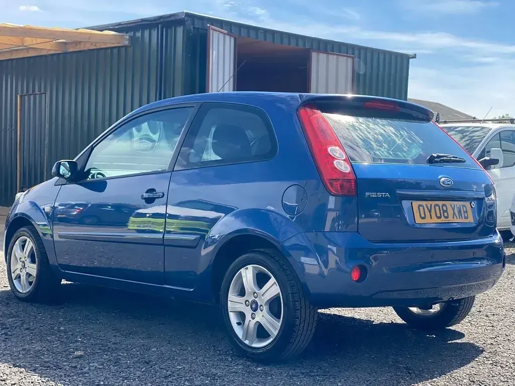 Used Ford Fiesta Zetec 2008 Blue Hatchback