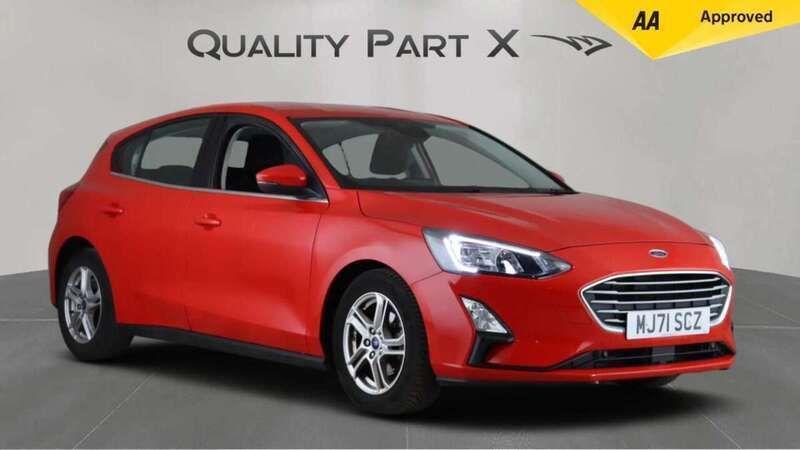 Red Used 2021 Ford Focus Zetec Hatchback | £10,580 (Super price) - Image 1/4