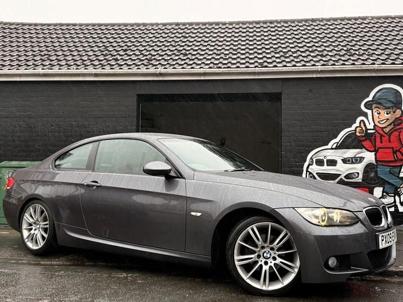 Grey Used 2008 BMW 320 M Sport Coupe | £2,495 (Good price) - Image 1/4