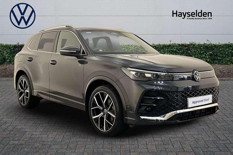 Grey Used 2024 VW Tiguan R-line SUV | £32,985 (Fair price) - Image 1/4