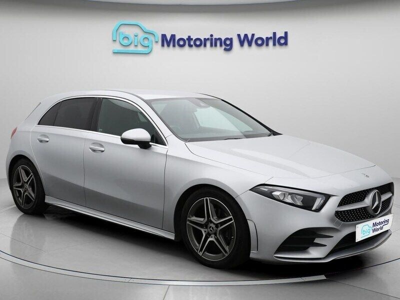 Silver Used 2020 Mercedes A200 AMG line Hatchback | £14,600 (Good price) - Image 1/4