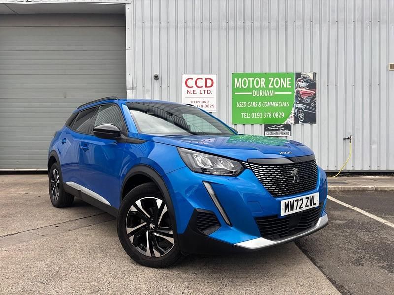 Blue Used 2022 Peugeot 2008 Allure+ SUV | £10,995 (Good price) - Image 1/4