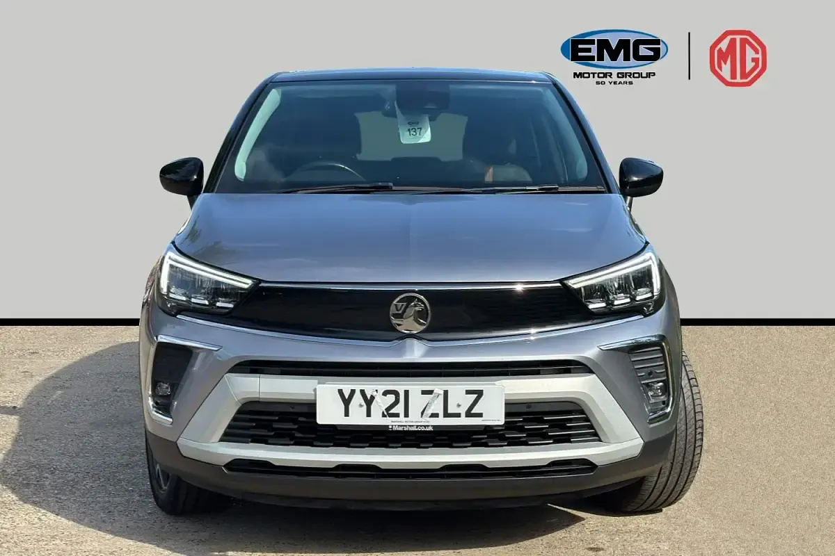 Used Vauxhall Crossland Elite 130 HP (95 kW) 2021 Grey SUV