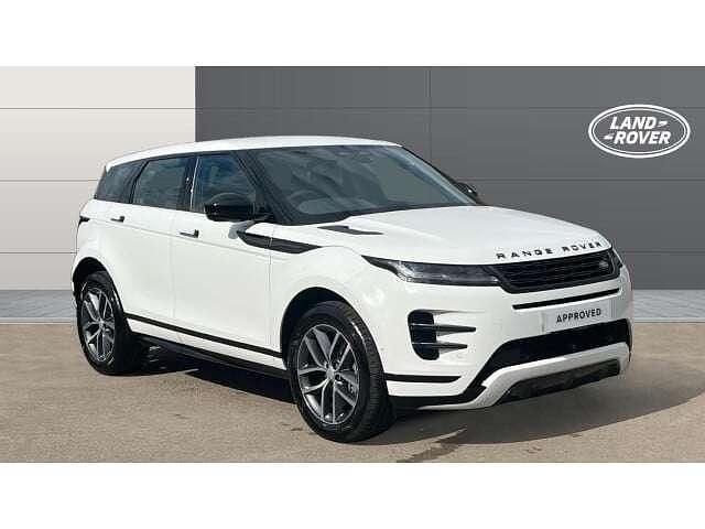 White Used 2025 Land Rover Range Rover evoque SE Dynamic SUV | £40,444 (Expensive) - Image 1/4