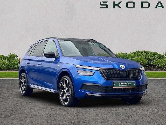 Race blue metallic Used 2021 Skoda Kamiq Monte Carlo SUV | £17,970 (Fair price) - Image 1/4