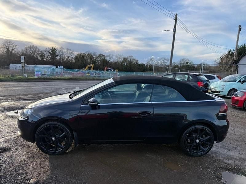 Used VW Golf Cabriolet S 2012 Black Cabriolet