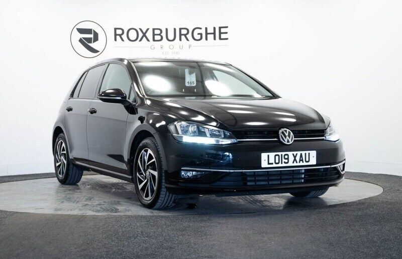 Black Used 2019 VW Golf VII Match Hatchback | £12,995 (Good price) - Image 1/4