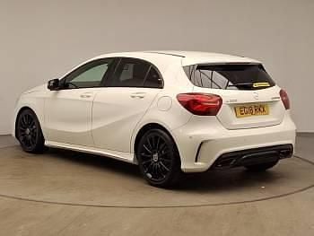 Used Mercedes A200 AMG Line Premium 156 HP (114 kW) 2018 White Hatchback