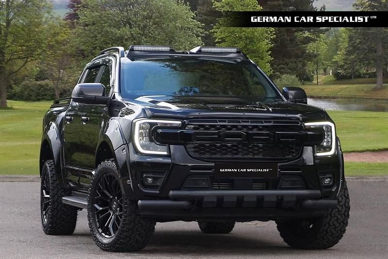 Jet black Used 2023 Ford Ranger Wildtrack Pickup | £40,990 - Image 1/4