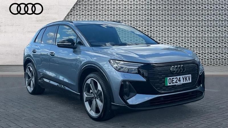 Blue Used 2024 Audi Q4 e-tron Black Edition SUV | £33,548 (Expensive) - Image 1/4
