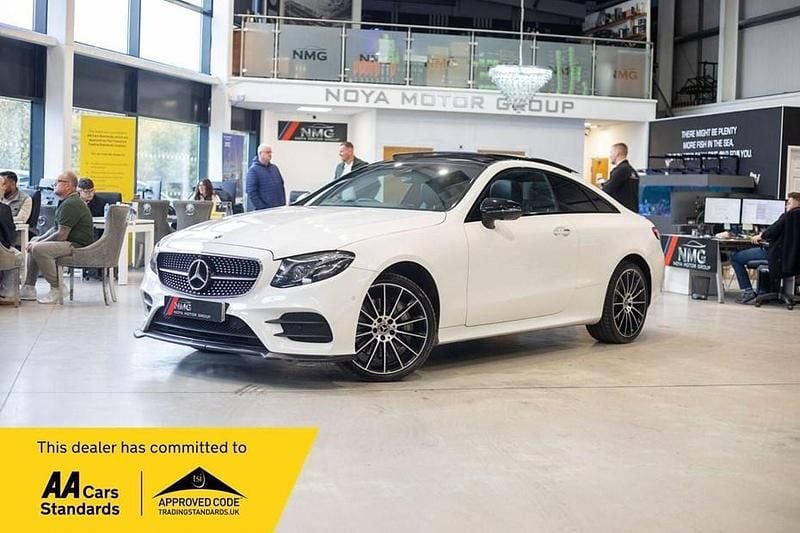 White Used 2020 Mercedes E400 AMG Line Premium Plus Coupe | £30,490 (Fair price) - Image 1/1