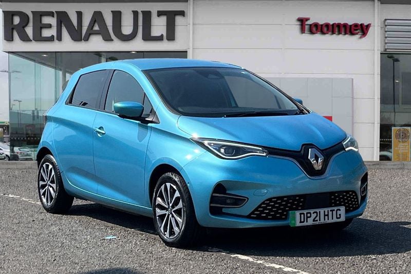 Blue Used 2021 Renault Zoe GT-Line Hatchback | £9,395 (Fair price) - Image 1/4