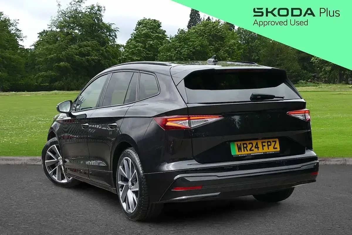 Used Skoda Enyaq iV SportlinePlus 210 kW (286 HP) 2024 Black SUV