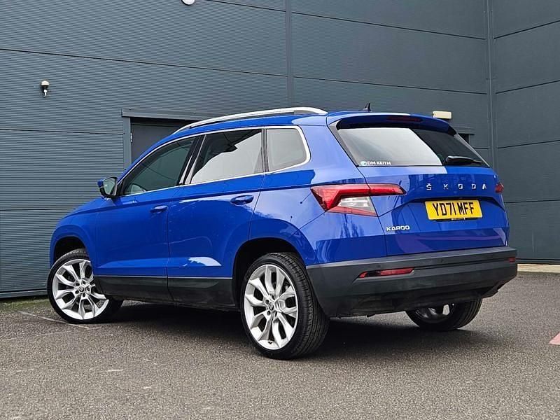 Used Skoda Karoq SE L 110 HP (80 kW) 2021 Blue SUV