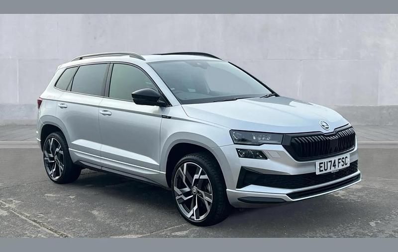 Used Skoda Karoq SportLine 150 HP (110 kW) 2024 Silver SUV