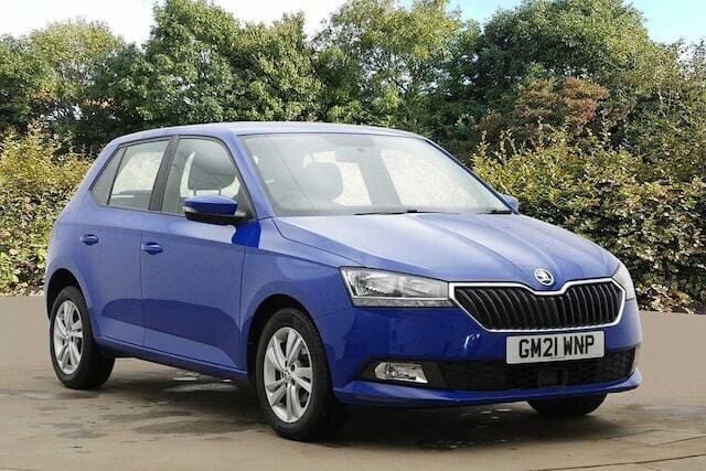 Energy blue Used 2021 Skoda Fabia SE Hatchback | £9,695 (Good price) - Image 1/4