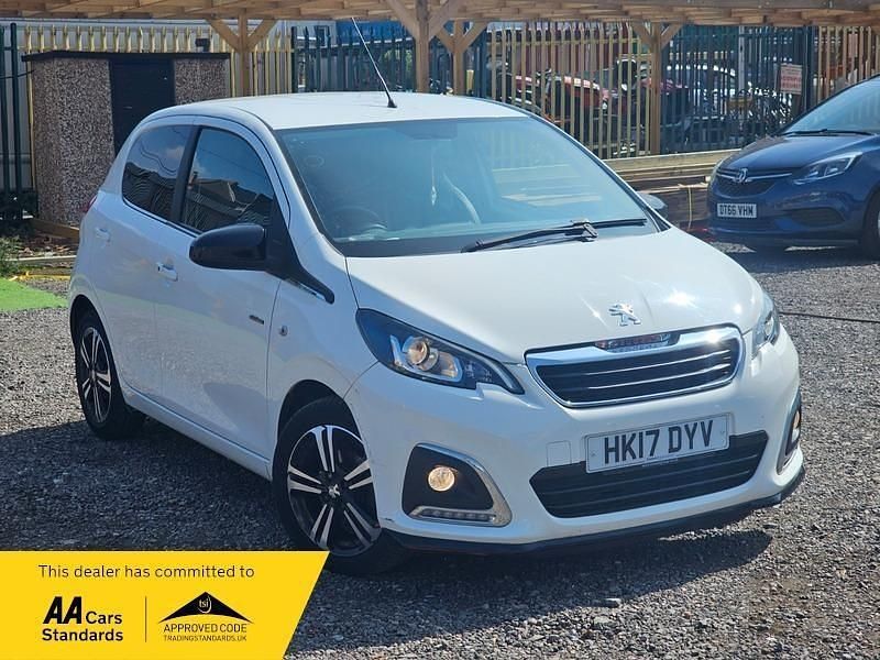 White Used 2017 Peugeot 108 GT-line Hatchback | £4,990 (Fair price) - Image 1/4