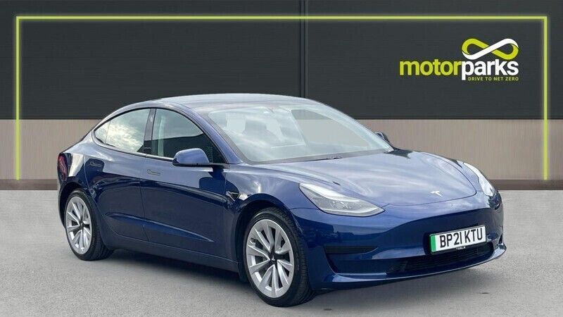 Blue Used 2021 Tesla Model 3 Standard Range Sedan | £17,500 (Good price) - Image 1/4