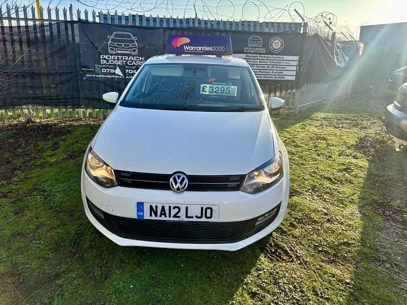 White Used 2012 VW Polo Match Hatchback | £3,295 (Good price) - Image 1/4