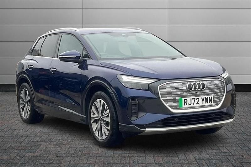 Blue Used 2022 Audi Q4 e-tron Sport SUV | £25,095 (Fair price) - Image 1/4