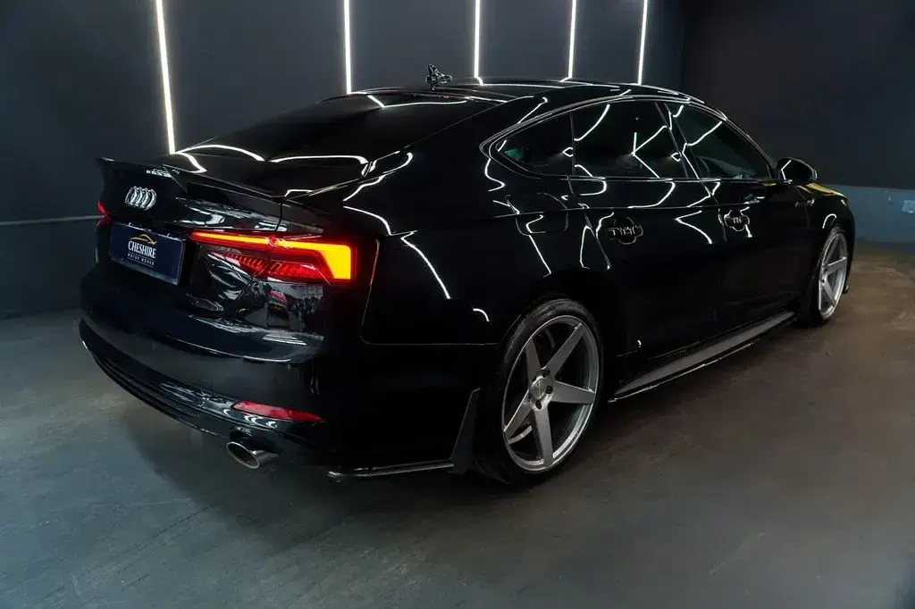Used Audi A5 Sportback Black Edition 150 HP (110 kW) 2020 Black Hatchback