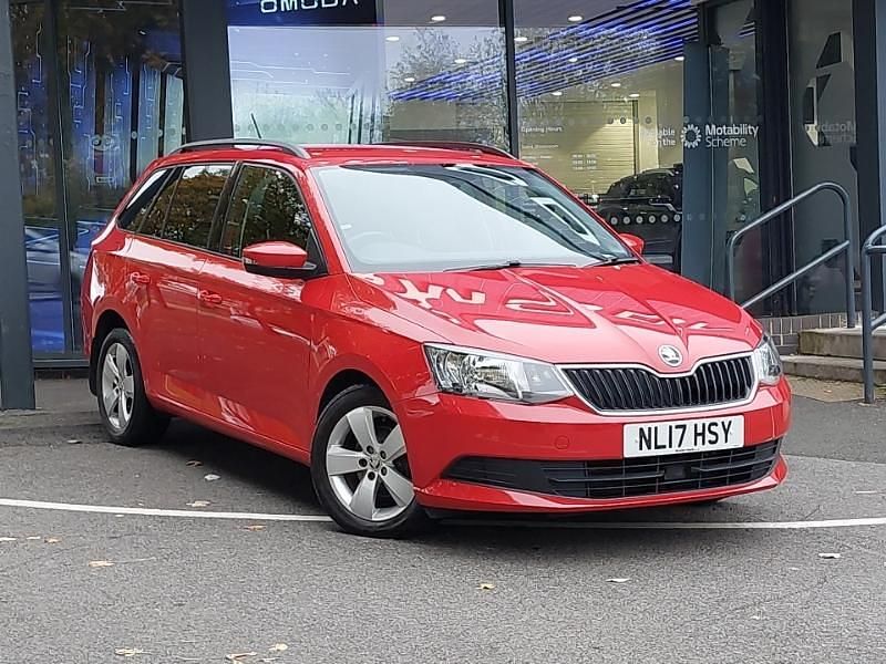 Red Used 2017 Skoda Fabia SE Estate | £7,498 (Fair price) - Image 1/4