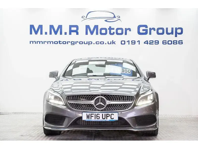 Used Mercedes CLS220 AMG line 177 HP (130 kW) 2016 Grey Coupe