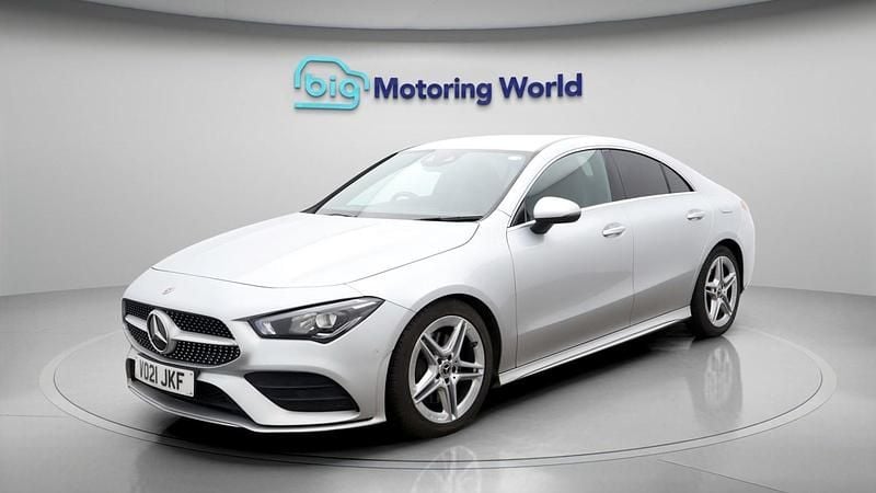 Used Mercedes CLA220 AMG line 190 HP (139 kW) 2021 Silver Sedan