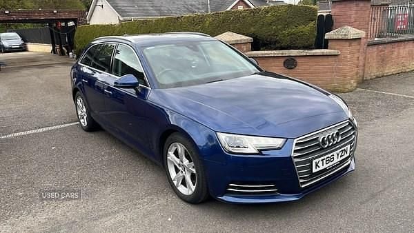 Begagnad Audi A4 Sport 190 HK (139 kW) 2017 Blå Kombi