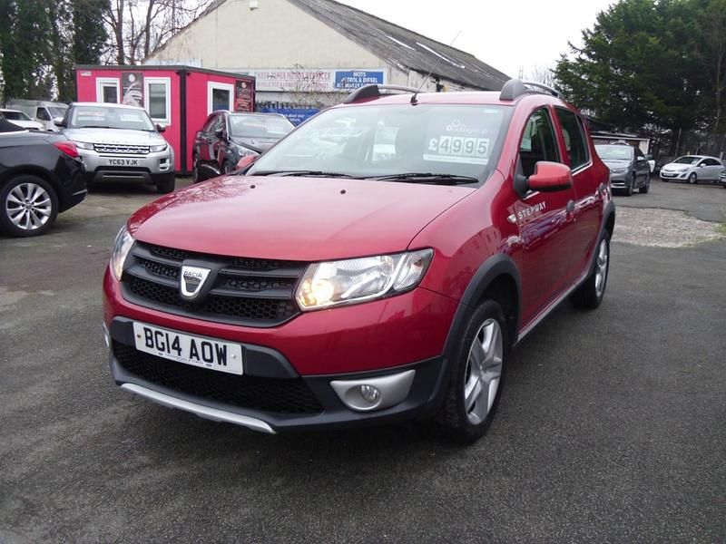 Begagnad Dacia Sandero Ambiance 2014 Röd Halvkombi