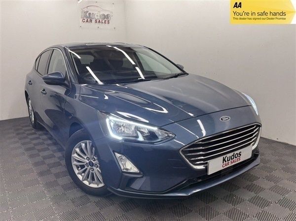 Blue Used 2019 Ford Focus Titanium Hatchback | £9,590 (Fair price) - Image 1/1