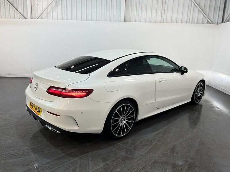 Used Mercedes E220 AMG line 194 HP (142 kW) 2017 White Coupe