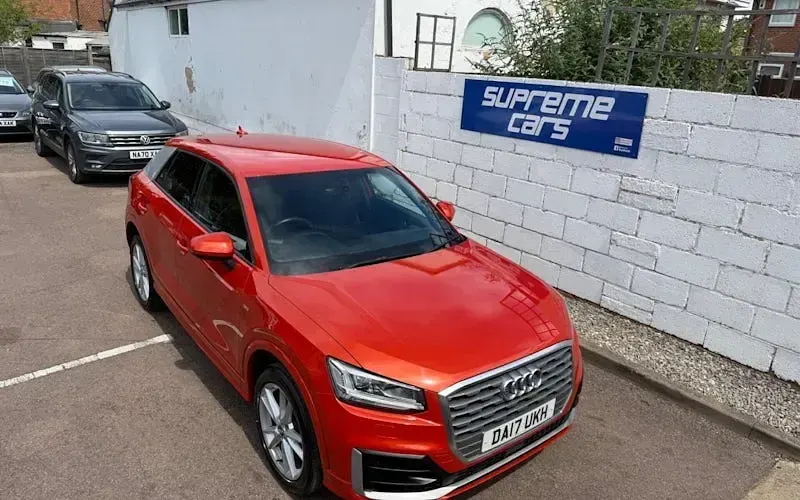 Used Audi Q2 S-Line 116 HP (85 kW) 2017 Orange SUV