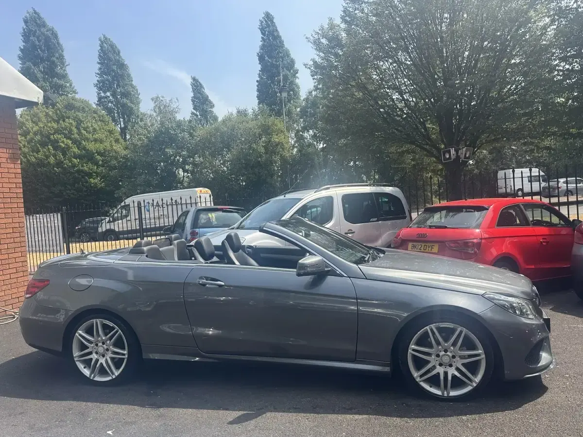 Used Mercedes E220 AMG line 2016 Grey Cabriolet