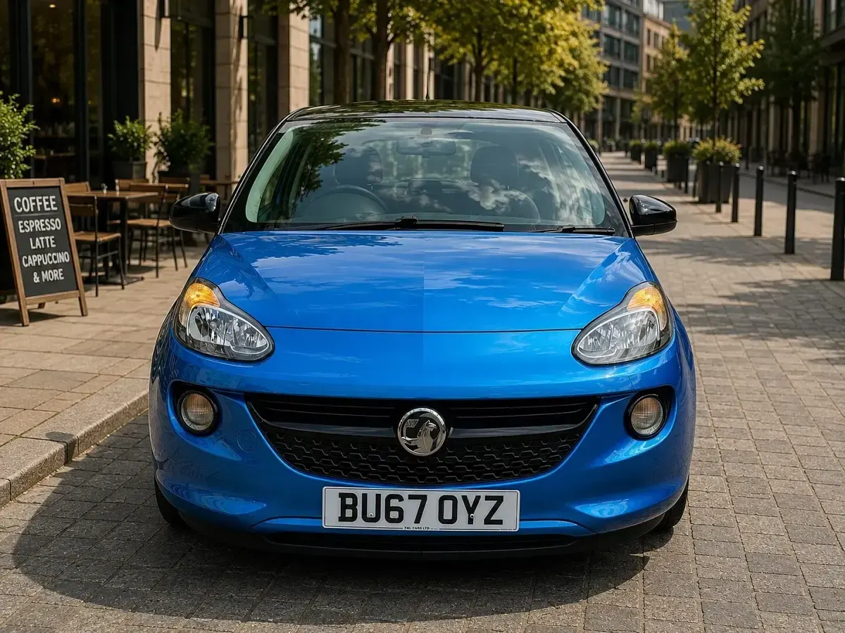 Used Vauxhall Adam S 70 HP (51 kW) 2017 Blue Hatchback