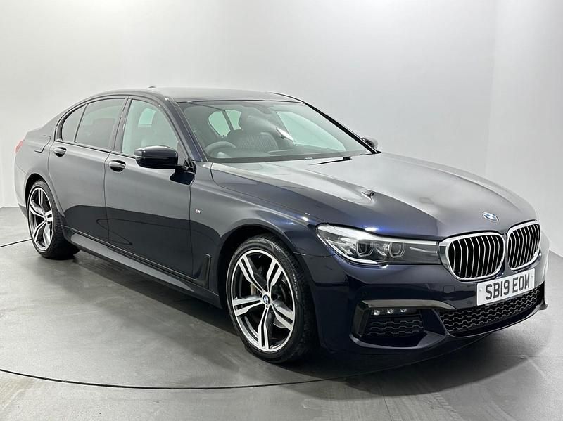 Black Used 2019 BMW 730 M Sport Sedan | £20,902 (Fair price) - Image 1/3