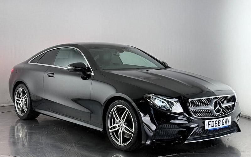 Black Used 2018 Mercedes E220 AMG line Coupe | £18,100 (Good price) - Image 1/3