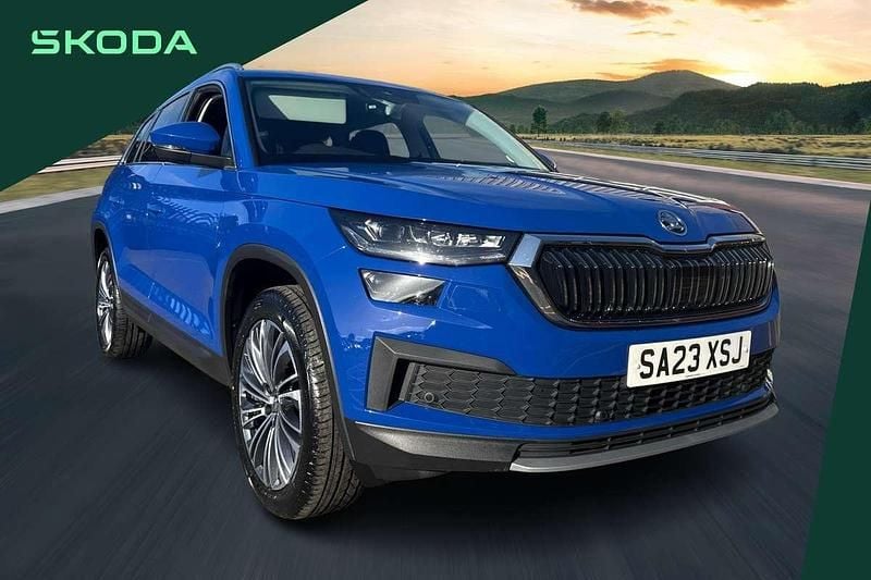 Blue Used 2023 Skoda Kodiaq SE L Executive SUV | £26,495 (Good price) - Image 1/4