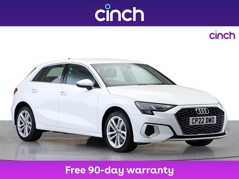 White Used 2022 Audi A3 e-tron Sport Hatchback | £20,549 (Fair price) - Image 1/3