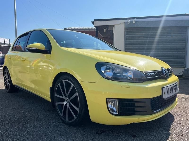 Used VW Golf VI GTD 170 HP (125 kW) 2011 Yellow Hatchback