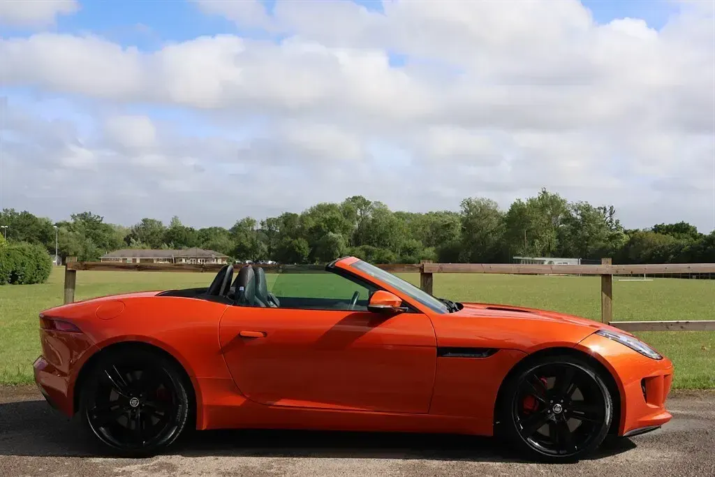 Used Jaguar F-Type Supercharged 2014 Orange Cabriolet
