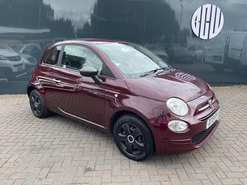 Red Used 2019 Fiat 500 Pop Hatchback | £5,700 (Good price) - Image 1/4